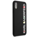 Karl Lagerfeld KLHCPXBHWHBK iPhone X/XS hardcase czarny/black Glossy Bauhaus