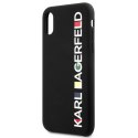 Karl Lagerfeld KLHCPXBHWHBK iPhone X/XS hardcase czarny/black Glossy Bauhaus