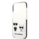 Karl Lagerfeld KLHCP13XTPEKCW iPhone 13 Pro Max 6,7" hardcase biały/white Karl&Choupette