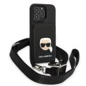 Karl Lagerfeld KLHCP13LSAKHPK iPhone 13 Pro / 13 6,1" hardcase Saffiano Metal Karl Head