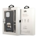 Karl Lagerfeld KLHCP13LSAKHPK iPhone 13 Pro / 13 6,1" hardcase Saffiano Metal Karl Head