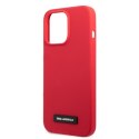 Karl Lagerfeld KLHCP13LSLMP1R iPhone 13 Pro / 13 6,1" hardcase czerwony/red Silicone Plaque