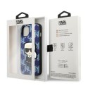 Karl Lagerfeld KLHCP13MPMNIKBL iPhone 13 6,1" hardcase niebieski/blue Monogram Ikonik Patch