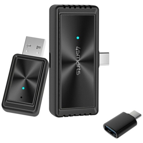 Adapter samochodowy 4smarts transmiter Screen Mirroring CarPlay czarny
