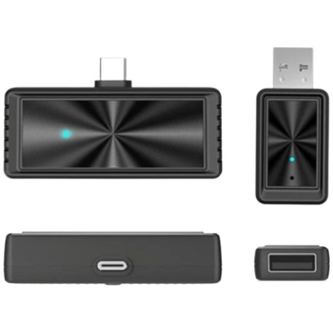 Adapter samochodowy 4smarts transmiter Screen Mirroring CarPlay czarny