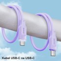 USAMS Kabel USB-C na USB-C PD Fast Charging 1,2m 100W Lithe Series biały/white SJ567USB02 (US-SJ567)