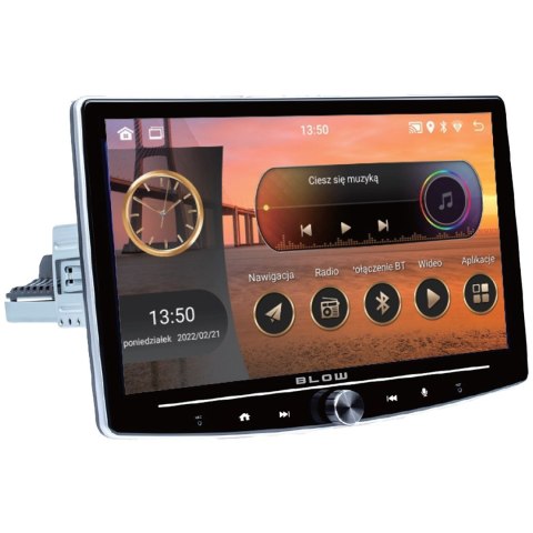 Radio BLOW CP01 1DIN 10" Android/WiFi/GPS/CARPLAY OBROTOWE