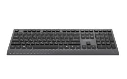 GEMBIRD PRZEWODOWA KLAWIATURA MULTIMEDIALNA SLIM USB-C, RU LAYOUT, CZARNA