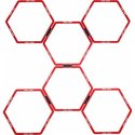 Pure2Improve | Hexagon Agility Grid | Red