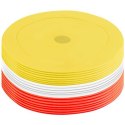 Pure2Improve | Rubber Training Markers | Red/White/Yellow