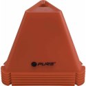 Pure2Improve | Triangle Cones Set of 6 | Red