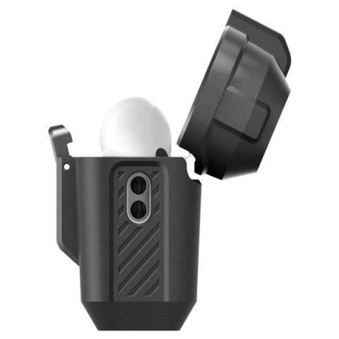 Spigen Lock Fit Airpods Pro 1/2 czarny/matte black ACS05485