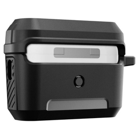 Spigen Lock Fit Airpods Pro 1/2 czarny/matte black ACS05485