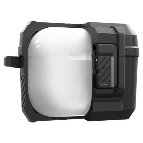 Spigen Lock Fit Airpods Pro 1/2 czarny/matte black ACS05485