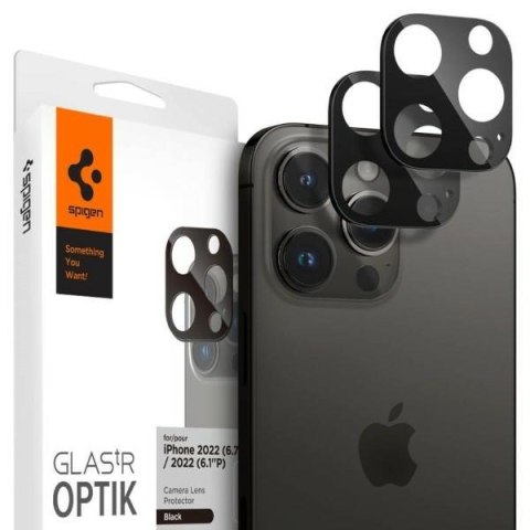 Spigen Optik.Tr Camera iPhone 14 Pro/14 Pro Max Lens 2szt./2pcs czarny/black AGL05273