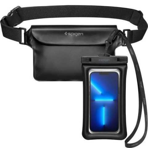 Spigen Universal Waterproof A621 Case & Waist Bag Black AMP04533