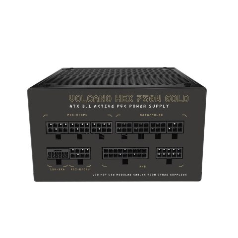 MODECOM ZASILACZ VOLCANO HEX 750W GOLD ATX 3.1