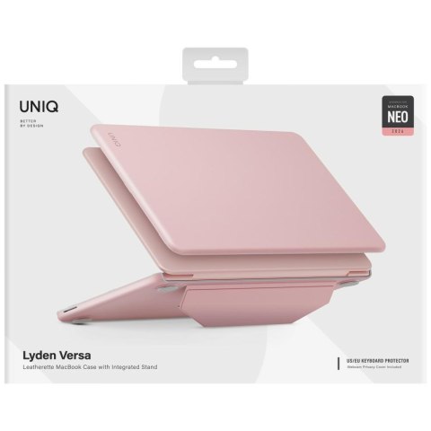Etui UNIQ Lyden Versa do MacBook Neo różowy