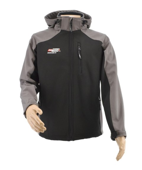 AWTOOLS KURTKA SOFTSHELL T4/ SZARO-CZARNA/ XL