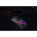 Marvo Mysz Fit Pro G1, 19000DPI, 2.4 [GHz], optyczna, 7kl., bezprzewodowa, szara, wbudowany akumulator, podświetlenie RGB