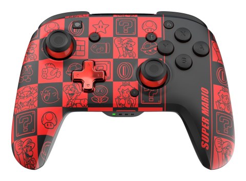 PDP REMATCH GLOW Czarny, Zielony, Czerwony Gamepad Analogowa/Cyfrowa Nintendo Switch, Nintendo Switch OLED