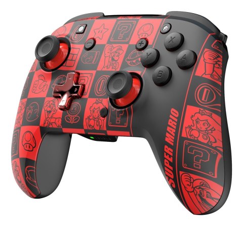 PDP REMATCH GLOW Czarny, Zielony, Czerwony Gamepad Analogowa/Cyfrowa Nintendo Switch, Nintendo Switch OLED