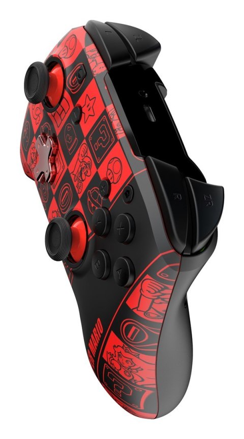 PDP REMATCH GLOW Czarny, Zielony, Czerwony Gamepad Analogowa/Cyfrowa Nintendo Switch, Nintendo Switch OLED