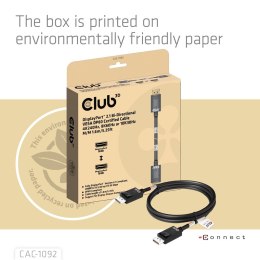 CLUB3D CAC-1092 kabel DisplayPort 1,6 m Czarny