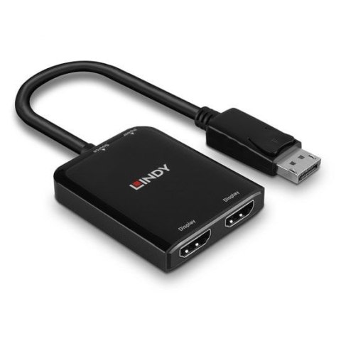 Lindy 38433 adapter kablowy DisplayPort 2 x HDMI