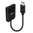 Lindy 38433 adapter kablowy DisplayPort 2 x HDMI