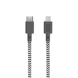 Native Union Night Cable - kabel USB-C - lightning, 3 m (zebra)