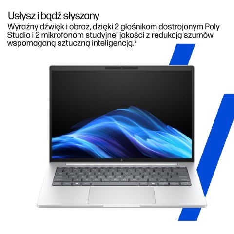HP EliteBook 8 G1i Next Gen AI PC Copilot+ PC Intel Core Ultra 5 228V Laptop 35,6 cm (14") WUXGA 32 GB LPDDR5x-SDRAM 512 GB SSD 