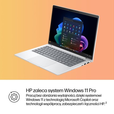 HP EliteBook 8 G1i Next Gen AI PC Copilot+ PC Intel Core Ultra 5 228V Laptop 35,6 cm (14") WUXGA 32 GB LPDDR5x-SDRAM 512 GB SSD 