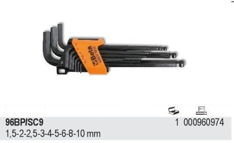 BETA KLUCZ IM.9szt./1,5-10mm/ 96BP/SC9..