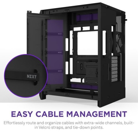 NZXT H9 Flow RGB+ Midi Tower Czarny