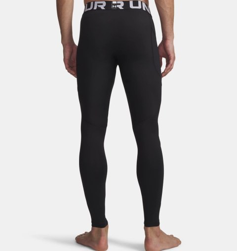 Under Armour ColdGear Compression Męski Czarny Elastan, Poliester