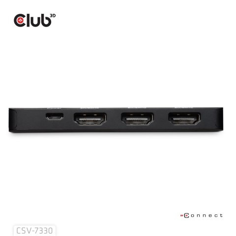Adapter I/O DP do HDMI potrójny CSV-7330 CLUB3D