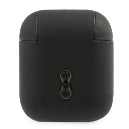 BMW BMA2CSLBK AirPods cover czarny/black Geniune Leather Signature
