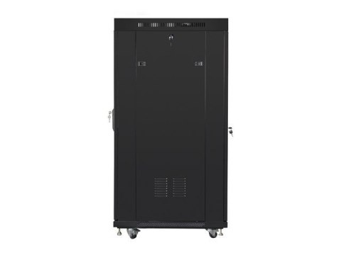 LANBERG SZAFA STOJĄCA RACK 19" 27U 600X800 DRZWI PERFOROWANE LCD CZARNA FF01-6827-23BL (FLAT PACK)