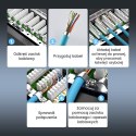 Patch panel Extralink EX.9663 (0.5U; kat. 6; 24xRJ-45)
