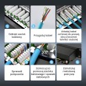 Patch panel Extralink EX.9830 (1U; kat. 5e; 24xRJ-45)