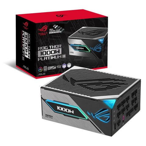ASUS ROG -THOR-1000P3-GAMING-E moduł zasilaczy 1000 W 20+4 pin ATX ATX Czarny