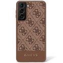 Guess GUHCS23MG4GLBR S23+ S916 brązowy/brown hardcase 4G Stripe Collection