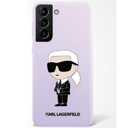 Karl Lagerfeld KLHCS23LSNIKBCU Sam S23 S918 Ultra hardcase purpurowy/purple Silicone Ikonik