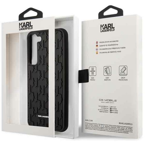 Karl Lagerfeld KLHCS23MRUPKLPK S23+ S916 hardcase czarny/black 3D Monogram