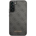 Guess GUHCS23MG4GFGR S23+ S916 szary/grey hardcase 4G Metal Gold Logo