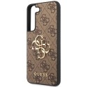 Guess GUHCS23S4GMGBR S23 S911 brązowy/brown hardcase 4G Big Metal Logo