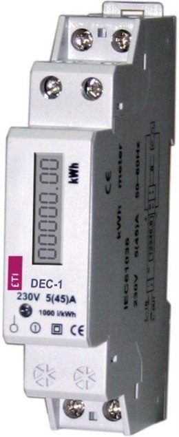 METER ELECTRICITY MODULAR 1F DEC-1