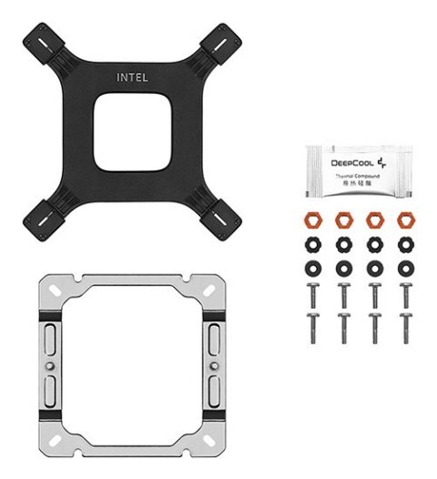 DeepCool AG400 WH Procesor Chłodnica powietrza 12 cm Biały 1 szt.