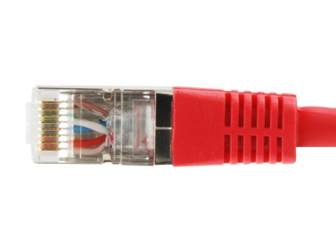 Equip 605626 kabel sieciowy Czerwony 10 m Cat6a S/FTP (S-STP) Okrągły